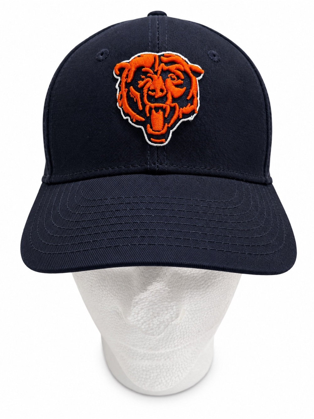 Chicago Bears NFL Youth Navy Orange Embroidered Bear Logo Snapback Hat